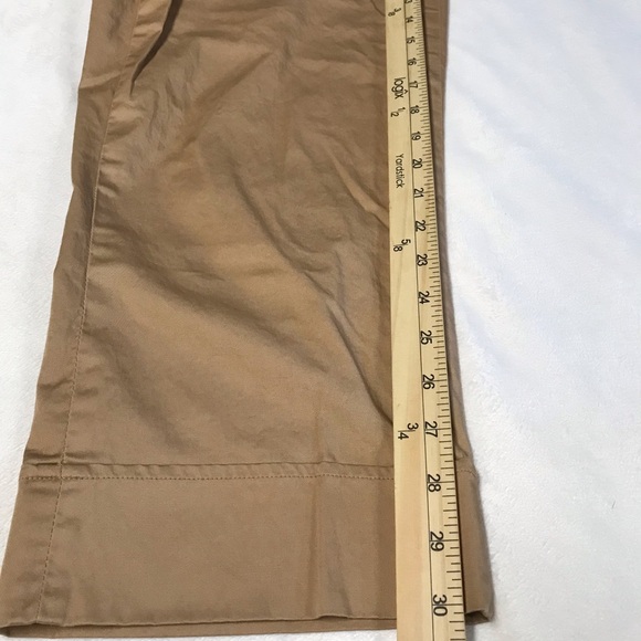Willi Smith Straight Capri Pants Women’s Size 10 Color Khaki Low Rise Pocket’s. - Picture 12 of 15